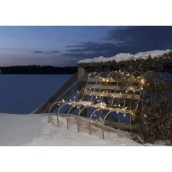 Ulkovalosarja Konstsmide, 6.32m, 80 x lämminvalkoinen LED, kirkas kaapeli