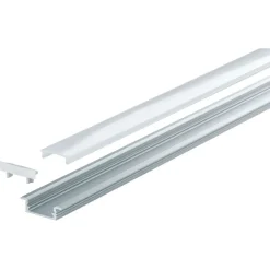 Upotettava lattiaprofiili LED-nauhalle Paulmann, 1m, alumiini