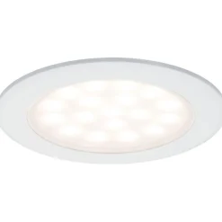 Upotettava LED-kalustevalaisin Paulmann Mirror, 2kpl, Ø65mm, 2.5W, 180lm, 3000K, mattavalkoinen