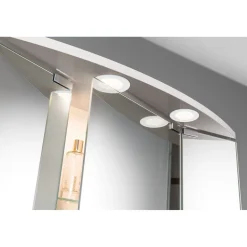 Upotettava LED-kalustevalaisin Paulmann Mirror, 2kpl, Ø65mm, 2.5W, 180lm, 3000K, mattavalkoinen