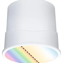 Upotettava LED-moduuli Paulmann Base Coin, Smart Home Zigbee 3.0, Ø50mm, RGBW+, himmennettävä, satiini