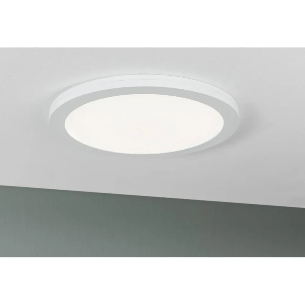 Upotettava LED-paneeli liiketunnistimella Paulmann 2in1 Cover-it, Ø33cm, 22W, 4000K, mattavalkoinen