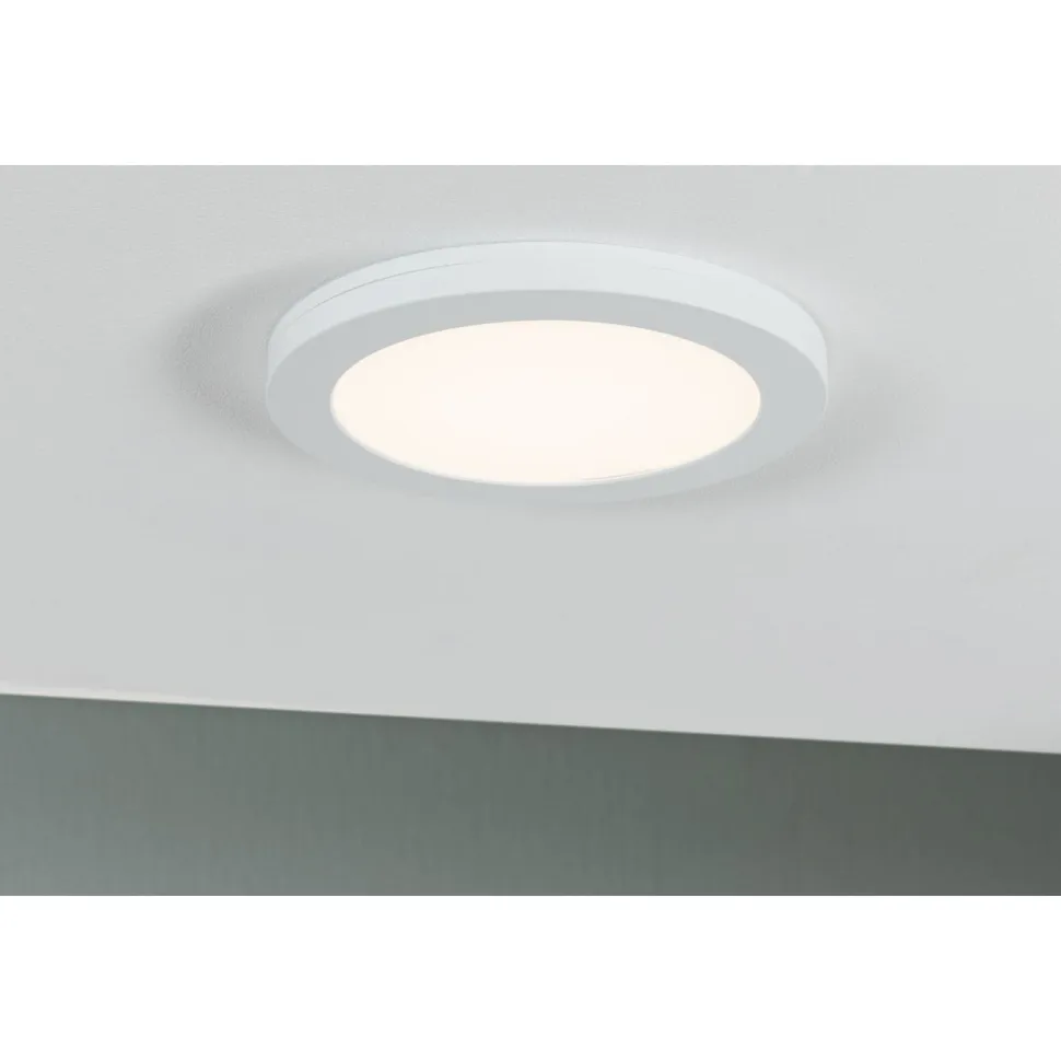 Upotettava LED-paneeli liiketunnistimella Paulmann 2in1 Cover-it, Ø22.5cm, 16.5W, 4000K, mattavalkoinen
