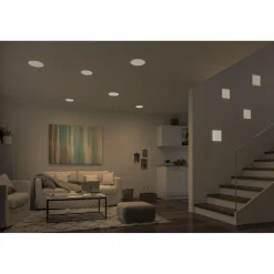 Upotettava LED-paneeli Paulmann VariFit Veluna, IP44, Ø21.5cm, 22W, 4000K, himmennettävä, satiini