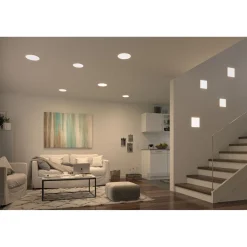 Upotettava LED-paneeli Paulmann VariFit Veluna, IP44, Ø21.5cm, 22W, 4000K, himmennettävä, satiini