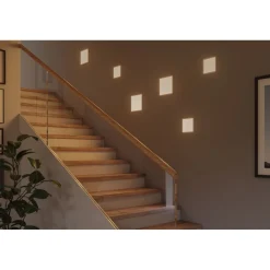 Upotettava LED-paneeli Paulmann VariFit Areo, IP44, 23x23cm, 16W, 3000K, himmennettävä, valkoinen