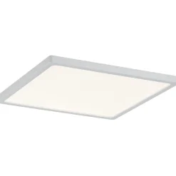 Upotettava LED-paneeli Paulmann Areo, IP44, 12x12cm, 6.5W, 3000K, himmennettävä, mattanikkeli