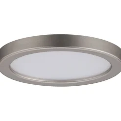 Upotettava LED-paneeli Paulmann Areo, Ø8cm, 5W, 3000K, mattanikkeli
