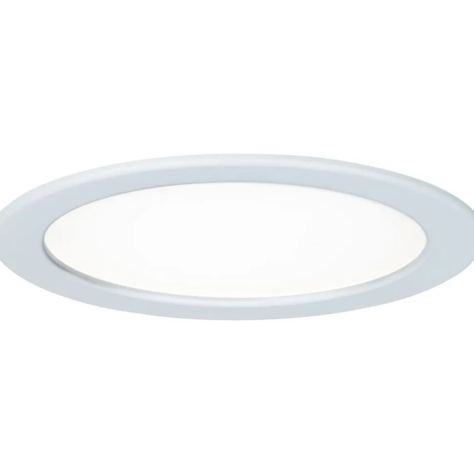 Upotettava LED-paneeli Paulmann, IP44, Ø22cm, 16.5W, 4000K, valkoinen