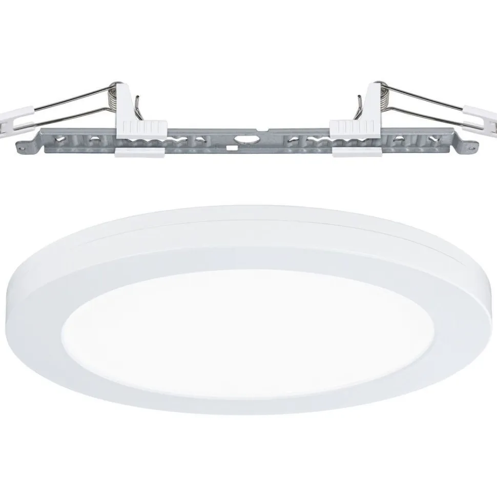 Upotettava LED-paneeli Paulmann 2in1 Cover-it, Ø22.5cm, 16.5W, 4000K, mattavalkoinen