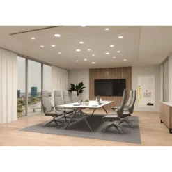 Upotettava LED-paneeli Paulmann VariFit Veluna Edge, IP44, Ø12cm, 8.5W, 3000K, valkoinen