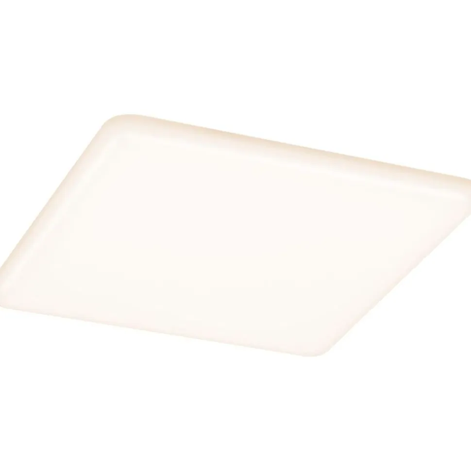 Upotettava LED-paneeli Paulmann Veluna, IP44, 18.5x18.5cm, 17W, 3000K, satiini