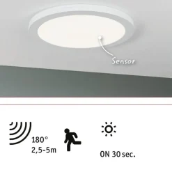 Upotettava LED-paneeli Paulmann 2in1 Cover-it, Ø33cm, 22W, 4000K, mattavalkoinen