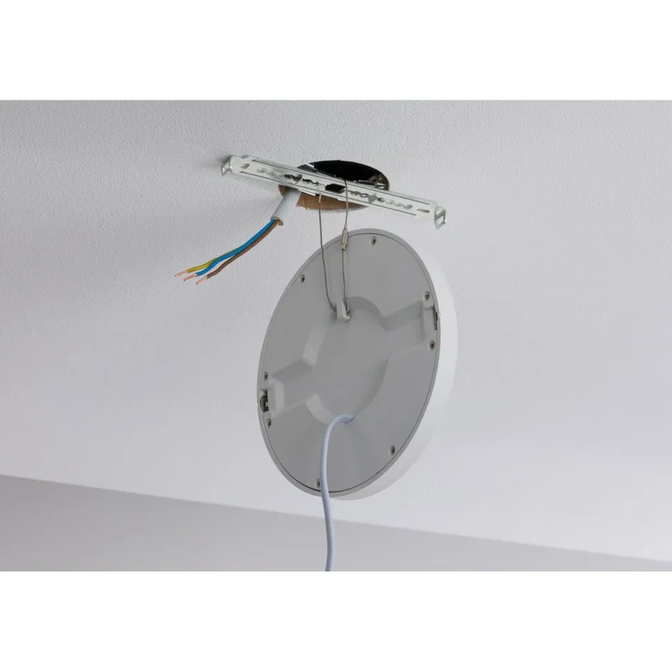 Upotettava LED-paneeli Paulmann Cover-it Promo, Ø16.5cm, 12W, 3000K, mattavalkoinen