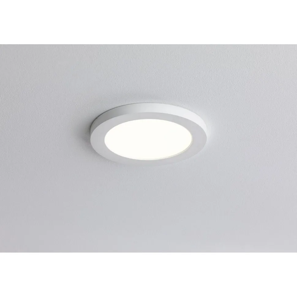 Upotettava LED-paneeli Paulmann Cover-it Promo, Ø16.5cm, 12W, 3000K, mattavalkoinen