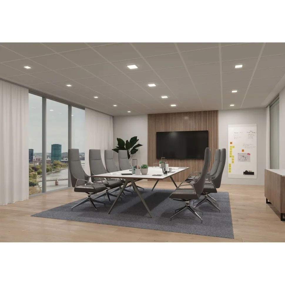 Upotettava LED-paneeli Paulmann VariFit Veluna Edge, IP44, 9x9cm, 6W, 4000K, valkoinen