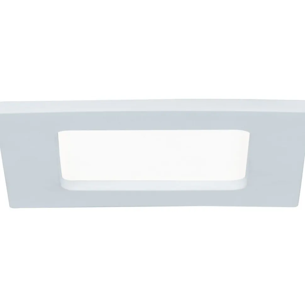 Upotettava LED-paneeli Paulmann, IP44, 11.5x11.5cm, 6W, 4000K, valkoinen
