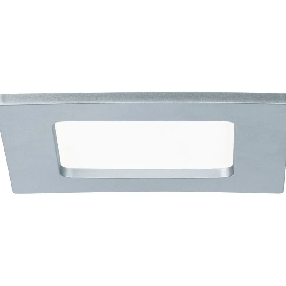 Upotettava LED-paneeli Paulmann, IP44, 11.5x11.5cm, 6W, 4000K, valkoinen