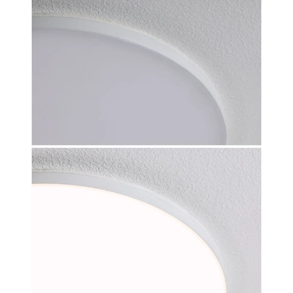 Upotettava LED-paneeli Paulmann VariFit Veluna Edge, IP44, Ø9cm, 6W, 3000K, valkoinen