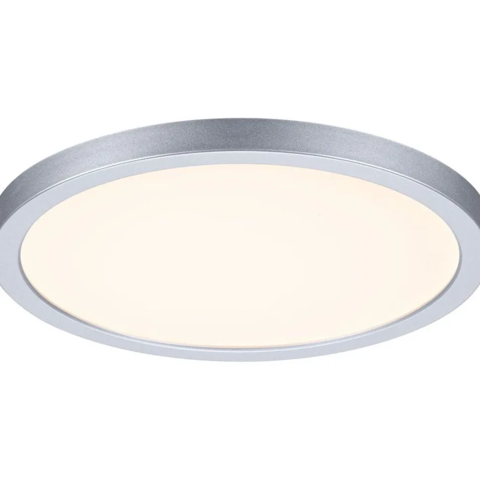 Upotettava LED-paneeli Paulmann VariFit Areo, IP44, Ø17.5cm, 13W, 4000K, mattakromi