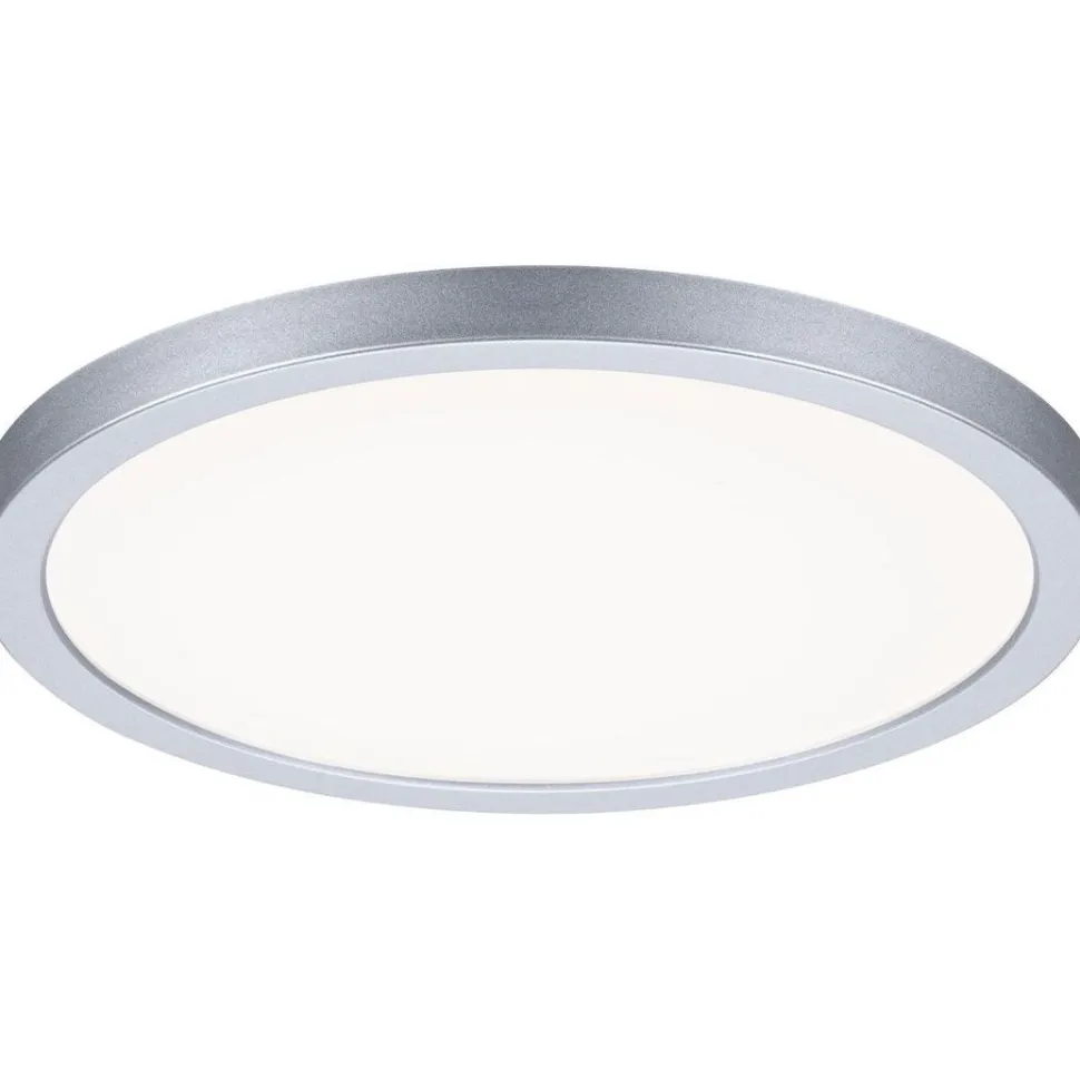 Upotettava LED-paneeli Paulmann VariFit Areo, IP44, Ø17.5cm, 13W, 4000K, mattakromi