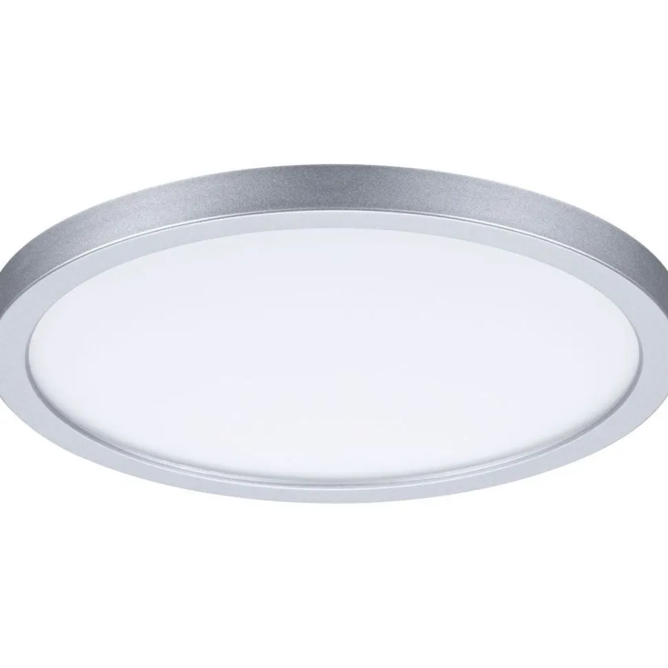 Upotettava LED-paneeli Paulmann VariFit Areo, IP44, Ø17.5cm, 13W, 4000K, mattakromi