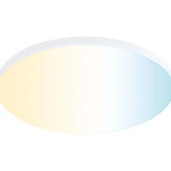 Upotettava LED-paneeli Paulmann Veluna Edge, Smart Home Zigbee 3.0, IP44, Ø16cm, 15.5W, säädettävä värilämpötila, valkoinen