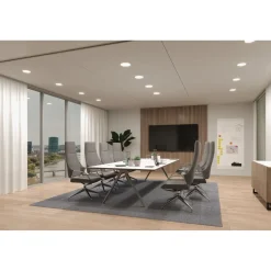 Upotettava LED-paneeli Paulmann Veluna Edge, Smart Home Zigbee 3.0, IP44, Ø16cm, 15.5W, säädettävä värilämpötila, valkoinen