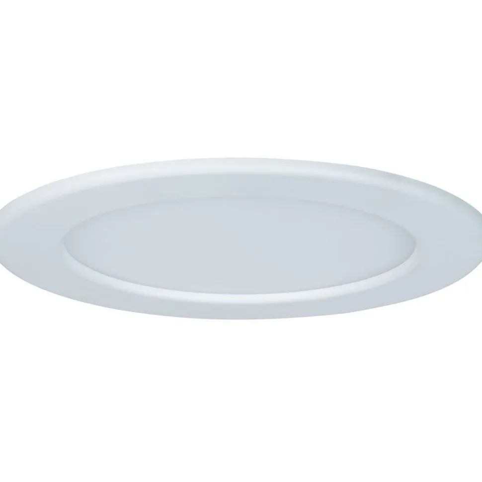 Upotettava LED-paneeli Paulmann, IP44, Ø17cm, 11.1W, 2700K, mattakromi