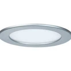 Upotettava LED-paneeli Paulmann, IP44, Ø17cm, 11.1W, 2700K, mattakromi