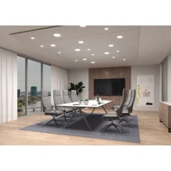 Upotettava LED-paneeli Paulmann VariFit Veluna Edge, IP44, Ø16cm, 12W, 4000K, himmennettävä, valkoinen