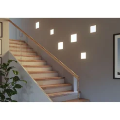 Upotettava LED-paneeli Paulmann VariFit Areo, IP44, 17.5x17.5cm, 13W, 3000K, himmennettävä, valkoinen