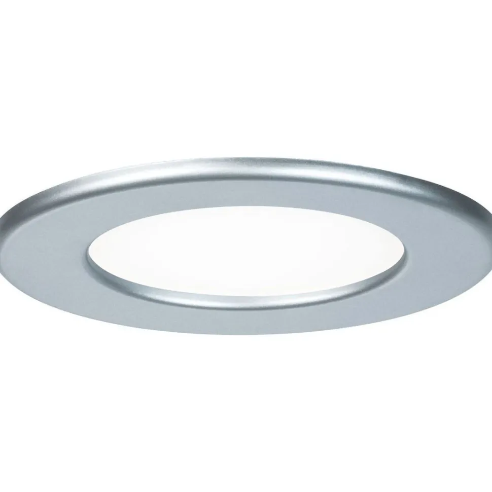 Upotettava LED-paneeli Paulmann, IP44, Ø11.5cm, 6W, 4000K, valkoinen