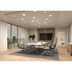 Upotettava LED-paneeli Paulmann VariFit Veluna Edge, IP44, Ø9cm, 6W, 3000K, himmennettävä, valkoinen