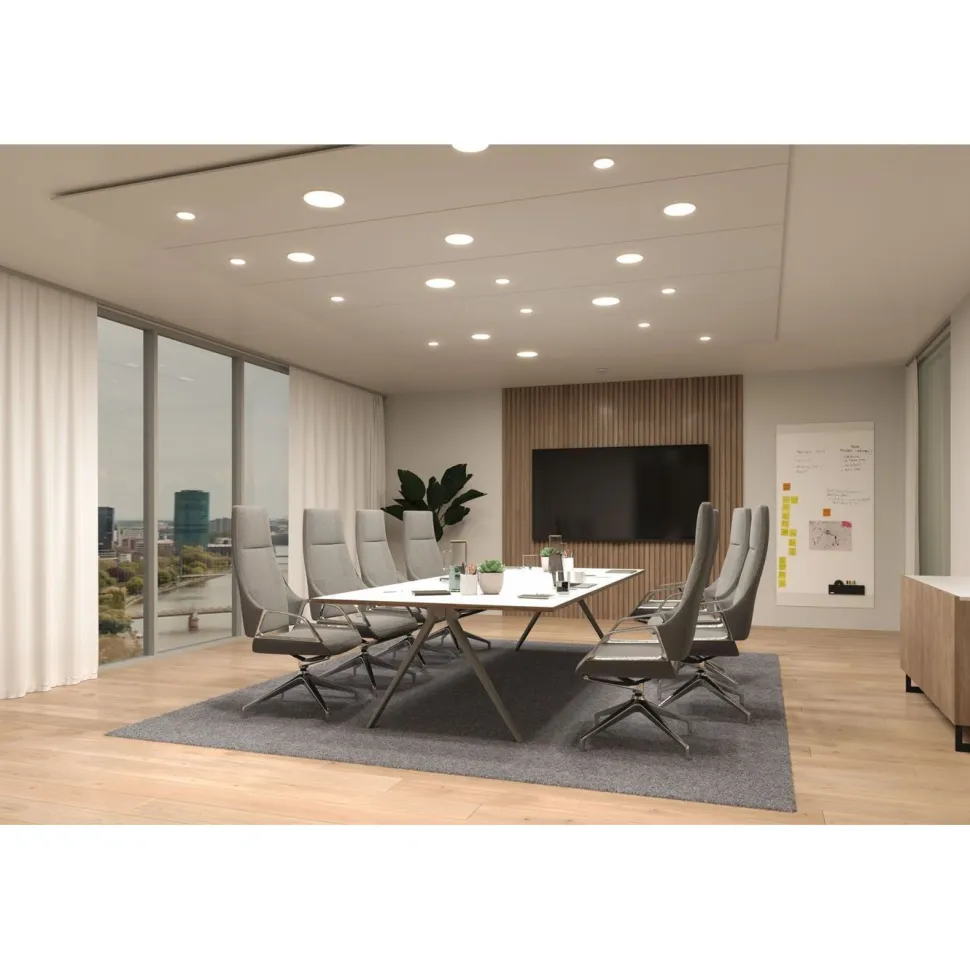 Upotettava LED-paneeli Paulmann VariFit Veluna Edge, IP44, Ø9cm, 6W, 3000K, himmennettävä, valkoinen