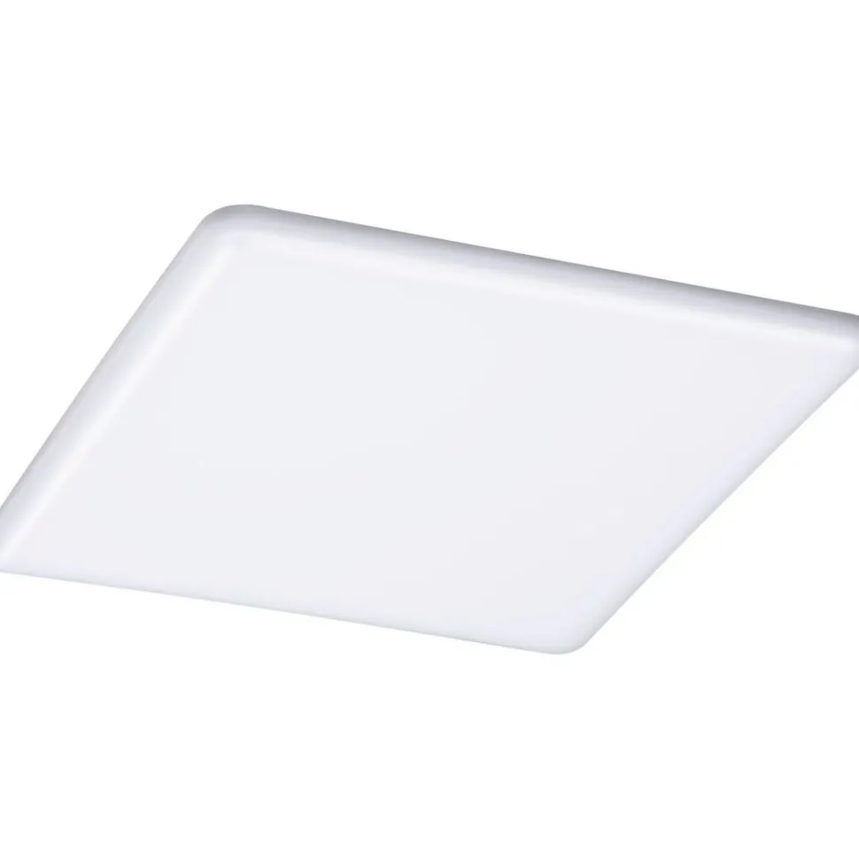 Upotettava LED-paneeli Paulmann Veluna, Smart Home Zigbee 3.0, IP44, 21.5x21.5cm, 17W, säädettävä värilämpötila, himmennettävä