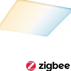 Upotettava LED-paneeli Paulmann Veluna, Smart Home Zigbee 3.0, IP44, 21.5x21.5cm, 17W, säädettävä värilämpötila, himmennettävä