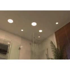 Upotettava LED-paneeli Paulmann Veluna, IP44, Ø12.5cm, 8.5W, 4000K, satiini