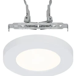 Upotettava LED-paneeli Paulmann Cover-it Promo, Ø11.6cm, 6W, 3000K, mattavalkoinen