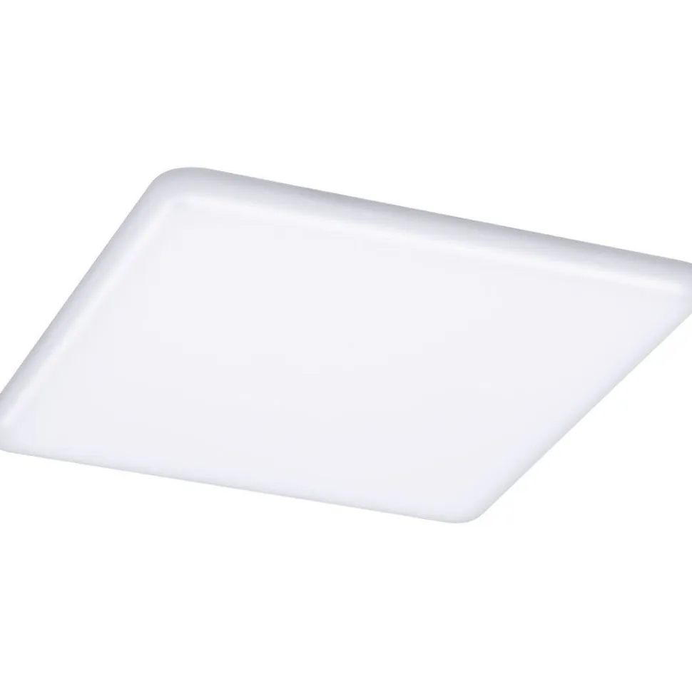 Upotettava LED-paneeli Paulmann VariFit Veluna, IP44, 18.5x18.5cm, 17W, 3000K, himmennettävä, satiini