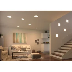 Upotettava LED-paneeli Paulmann VariFit Veluna, IP44, 18.5x18.5cm, 17W, 3000K, himmennettävä, satiini