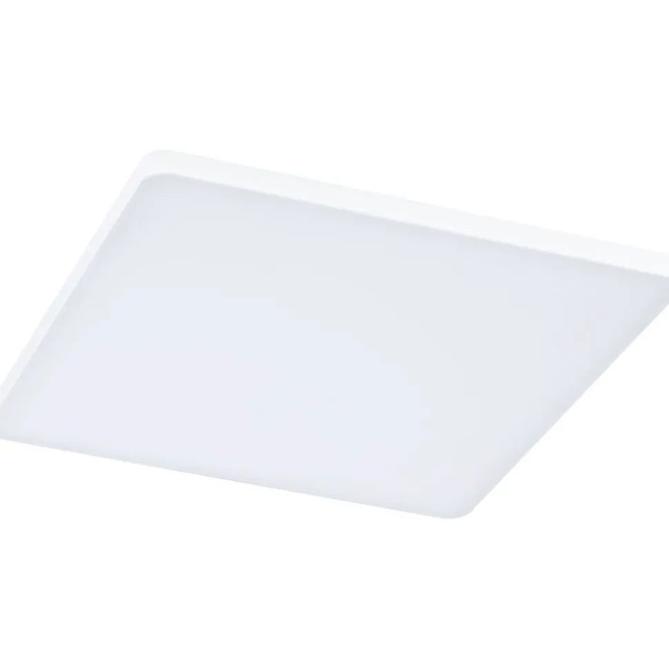 Upotettava LED-paneeli Paulmann VariFit Veluna Edge, IP44, 20x20cm, 17W, 3000K, himmennettävä, valkoinen