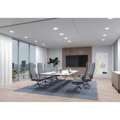 Upotettava LED-paneeli Paulmann Veluna Edge, Smart Home Zigbee 3.0, IP44, Ø20cm, 18W, säädettävä värilämpötila, valkoinen
