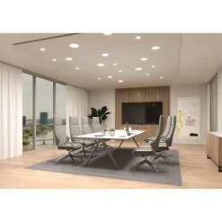 Upotettava LED-paneeli Paulmann VariFit Veluna Edge, IP44, Ø16cm, 12W, 3000K, himmennettävä, valkoinen