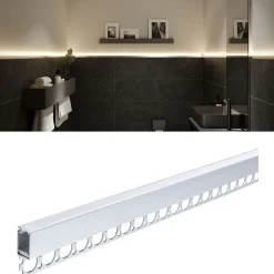 Upotettava LED-profiili Paulmann LumiTiles, 1m, anodisoitu alumiini