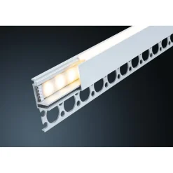 Upotettava LED-profiili Paulmann LumiTiles, 1m, anodisoitu alumiini