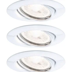 Upotettava LED-valaisin Paulmann Base, 3kpl, Ø90mm, GU10, 5W, 350lm, 3000K, himmennettävä, valkoinen