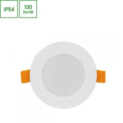 Upotettava alasvalo Spectrum Dure 3 110° IP54 IK06 valkoinen, eri vaihtoehtoja