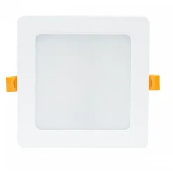 Upotettava alasvalo Spectrum Dure 3 12W 6000K 110° IP54 IK06 neliö integroitu ajuri 145x145x34mm valkoinen