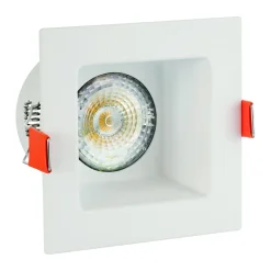 Upotettava alasvalo Spectrum Fiale III GU10 95x95x68mm valkoinen